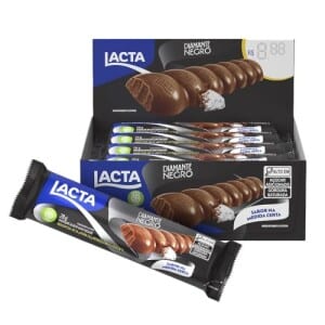 Chocolate Lacta Diamante Negro Caixa Com 12 Unidades De 28g