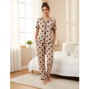 Kit Pijama Americano 3 Peças: Camisa Botões + Calça + Short (GG)