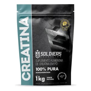 Creatina 1kg Monohidratada 100% Pura - Soldiers Nutrition