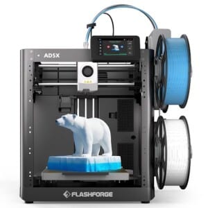 FLASHFORGE Impressora 3D Ad5X Impressora 3D Multicolorida com Ifs Nivelamento Totalmente Automático com Impressão de A