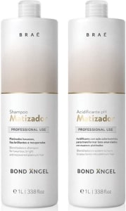 Kit Shampoo e Acidificante Matizador Bond Angel Braé 1000ml