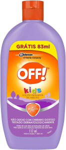 Repelente Off Kids Loção 117ml + 83ml grátis