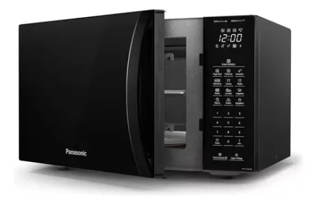 Micro-ondas NN-ST66NBRU 34L Black Glass Potência de 900W, 110V - Panasonic (Preto)