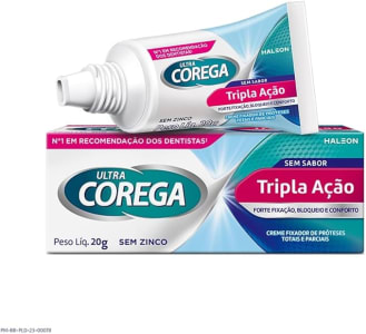 Fixador de Dentadura Ultra Creme, Corega, 19G