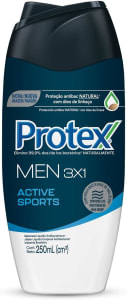 3 Unidades — Sabonete Líquido Protex Men Sport 250Ml