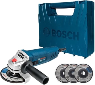 Esmerilhadeira angular Bosch GWS 850 de 4 1/2" 850W 127V com maleta