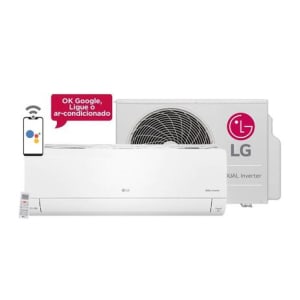 Ar Condicionado Split Hi Wall Inverter LG Dual Voice 24000 BTU/h Frio S4NQ24K231E EB2GAMZ - 220 Volts