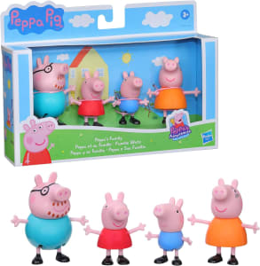 Kit Peppa Pig 4 Figuras - Peppa e a Família Pig - Hasbro