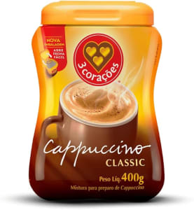 3 Corações Cappuccino Clássico, 400g