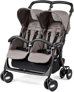 Carrinho de Bebê Aria Shopper Twin Mod Beige Peg Perego