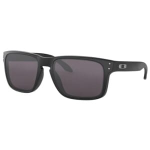Óculos de Sol Oakley Holbrook 0OO9102L 9102U7 Tam 55 Preto Fosco - Lentes GreyDark Grey