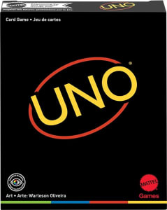 UNO MINIMALISTA Mattel Black