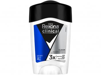 Desodorante Antitranspirante Masculino Rexona - Clinical 48g - Magazine Ofertaesperta