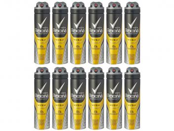 Desodorante Rexona Aerossol Antitranspirante - Masculino Men V8 12 Unidades - Magazine Ofertaesperta