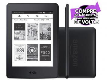 Kindle Paperwhite Amazon Tela 6” 4GB Wi-Fi - Luz Embutida Preto