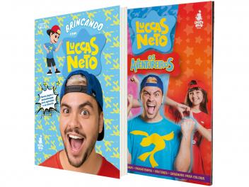 Kit 2 Livros Luccas Neto em Os Aventureiros + - Brincando com Luccas Neto - Magazine Ofertaesperta