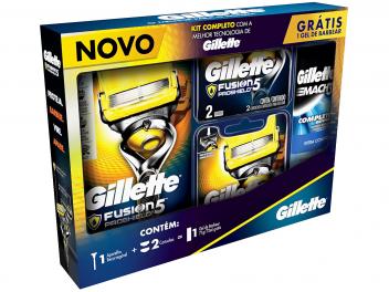 Kit Aparelho de Barbear Gillette Proshield - 3 Peças - Magazine Ofertaesperta