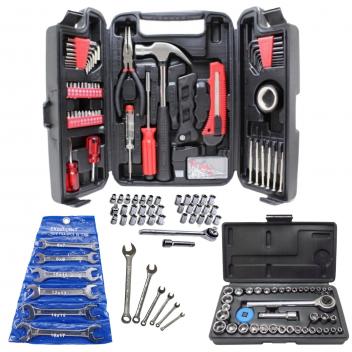 Kit Jogo De Ferramentas Sparta 175 Pcs C/ Soquetes E Chaves - Equipa tools - Magazine Ofertaesperta