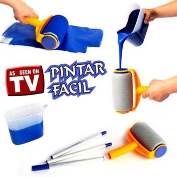 Kit Rolo De Pintura Inteligente Sem Sujeira Pintar Facil - Pintar fácil