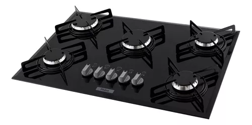 Cooktop Philco Cook Chef 5 Cor Preto 110V/220V