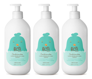 Combo Boti Baby: Condicionador 400ml (3 unidades)