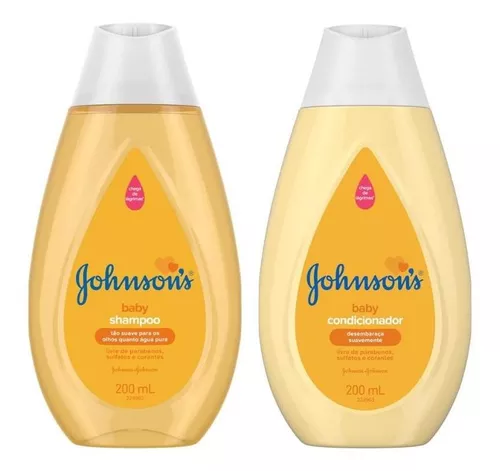 Kit Condicionador + Shampoo Johnsons Baby Regular 200ml