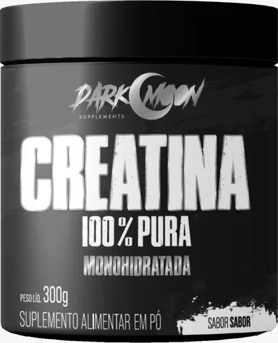 Creatina Monohidratada Em Pote Sabor Neutro 300g Darkmoon