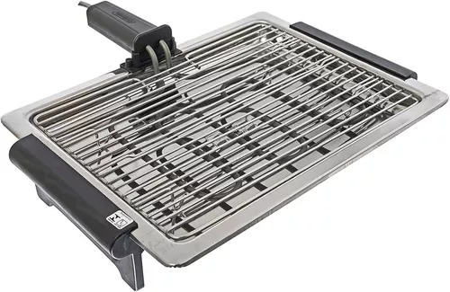 Churrasqueira Elétrica Portátil Grelha Removível Bandeja Coletora Cotherm Giulietta Grill 1250W 220V