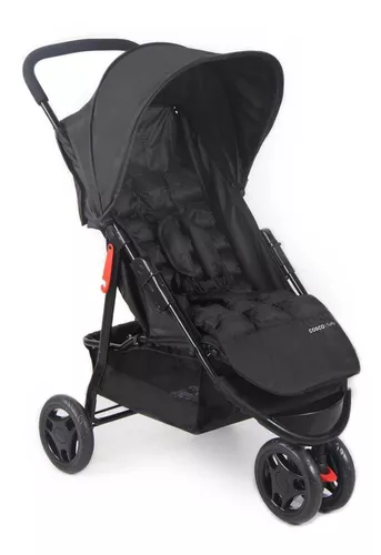 Carrinho De Bebê Toffy Cosco - 0 À 15 Kg - Preto Absoluto