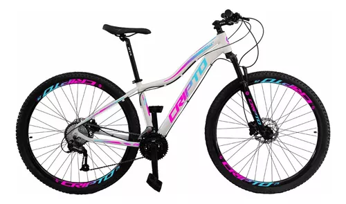 Bicicleta Aro 29 Cripto 24 Marchas Freio Disco E Suspensão, Quadros 15" e 17" (Disponível Em 6 Cores)