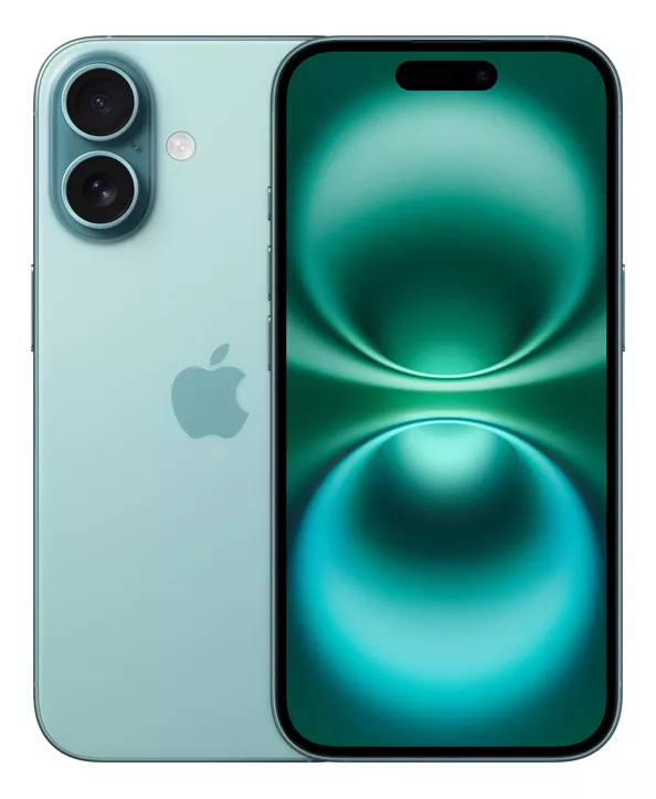 [Meli+] - Apple iPhone 16 (128 GB) - Verde-acinzentado - Distribuidor Autorizado