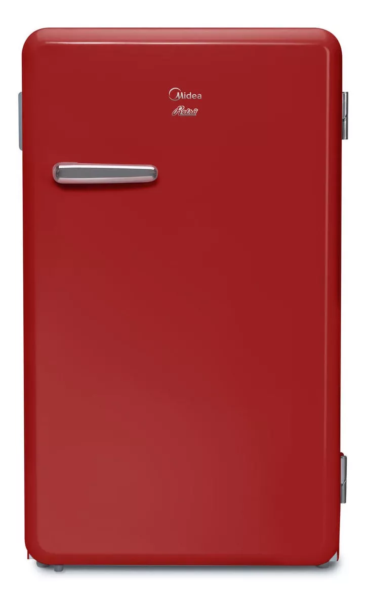 Geladeira Frigobar Midea Mrv10v1 Vermelho 95l 127v