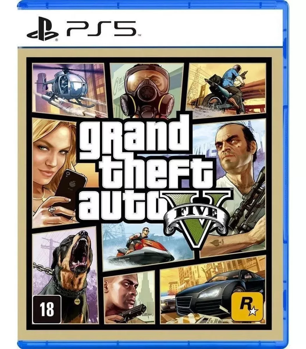 Jogo GTA V: Grand Theft Auto V - PS5