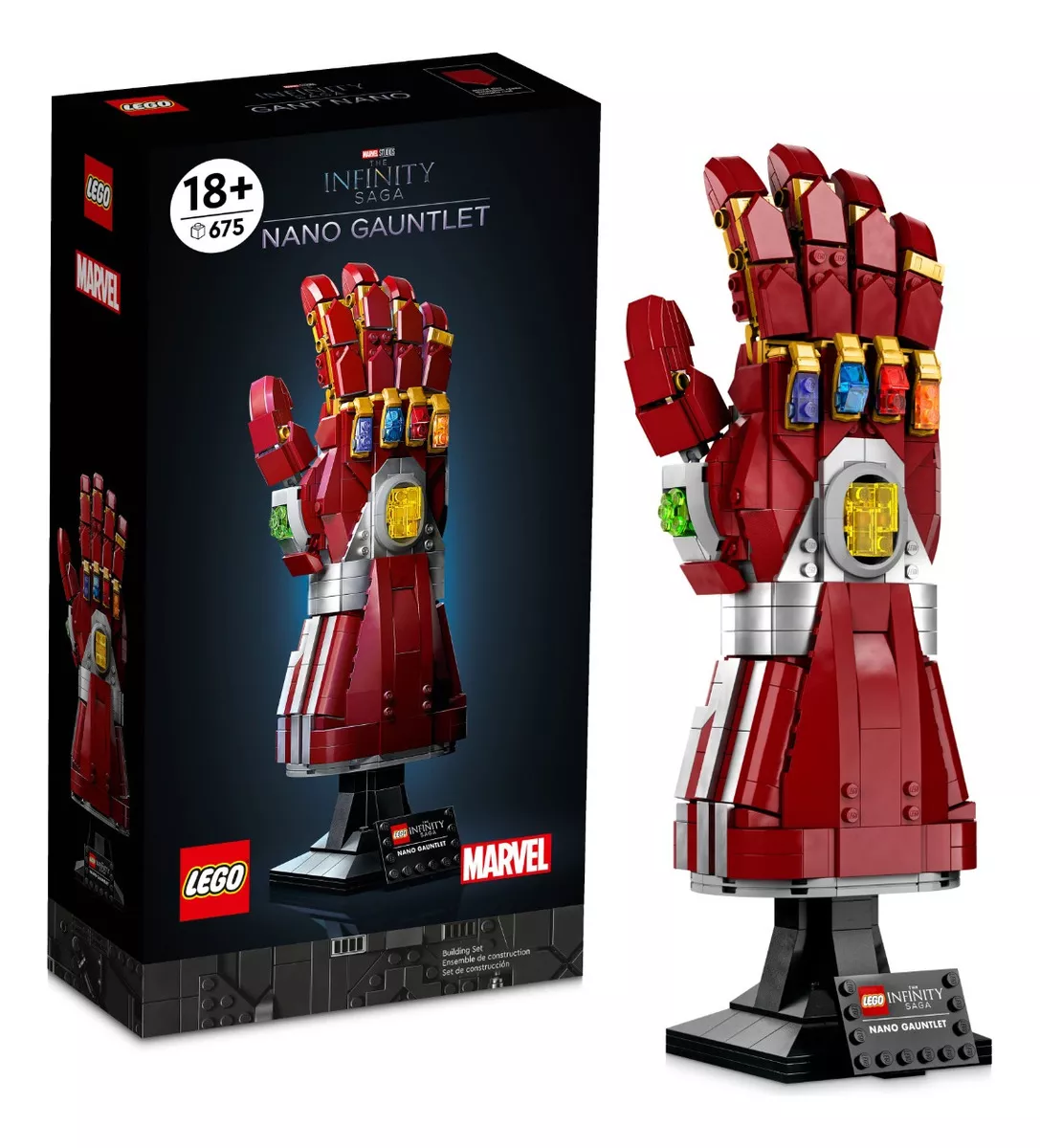 Kit Super Heroes 76223 Manopla De Nanotecnologia - LEGO, 675 Pçs