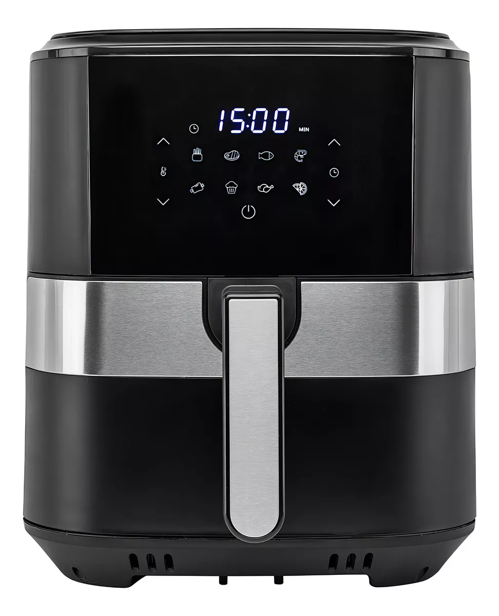 Airfryer Digital Family Gadnic 6,5l 1700w Painel Touch Preta Antiaderente Airf0016a 110v