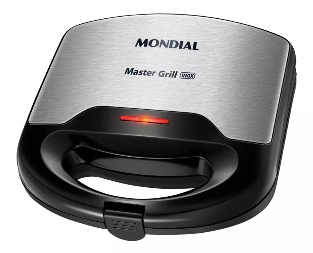 Sanduicheira Master Grill 750w S-20 Preto/inox Mondial