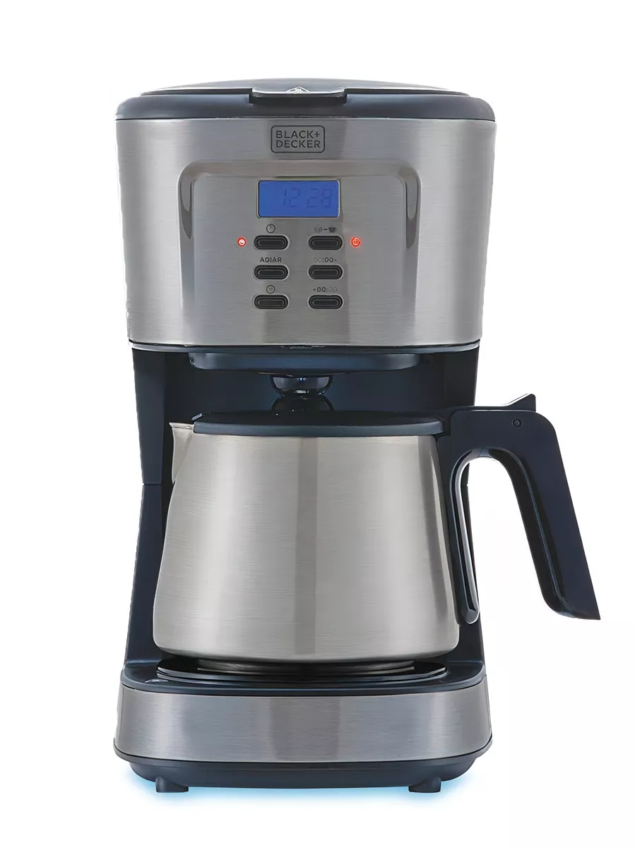 Cafeteira Black+Decker Gourmand Gris CM300G automática prateada e preta de filtro 220V