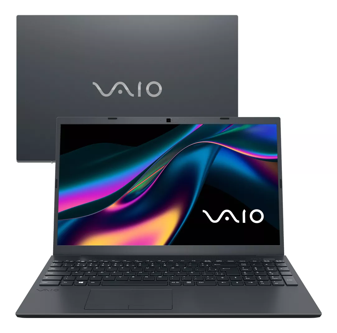 Notebook Vaio FE15 15.6 FHD i3-1115G4 8GB SSD 256GB Linux Debian 10 Cinza - VJFE55F11X-B0121H