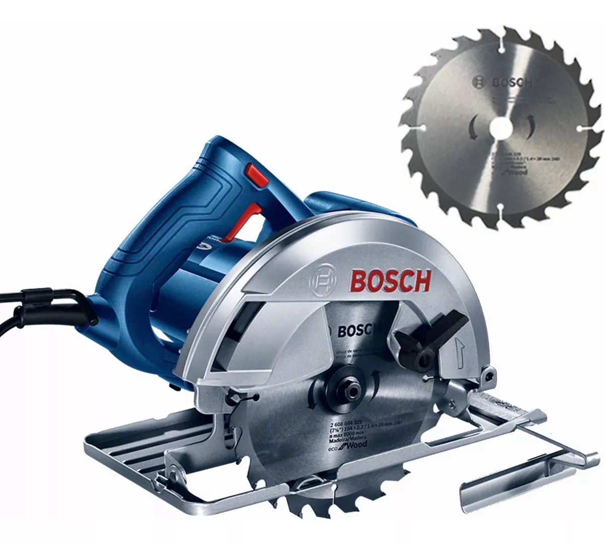 Serra Circular Elétrica Bosch Professional GKS 150 184mm 1500W, 110V (Azul)