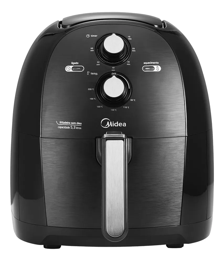 Fritadeira Airfryer 5,3l Cor Preta Midea