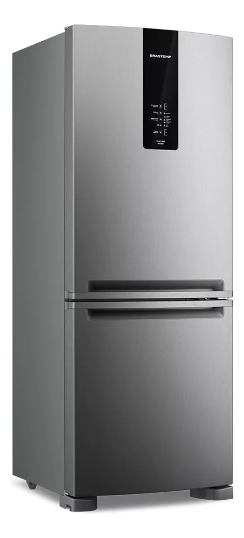 Geladeira com freezer inverter Brastemp BRE57FK con capacidad de 447L 220V -inox