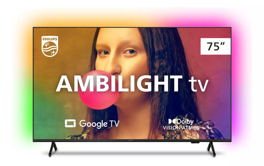 Smart Tv Philips Ambilight 75 4k 75pug7908/78