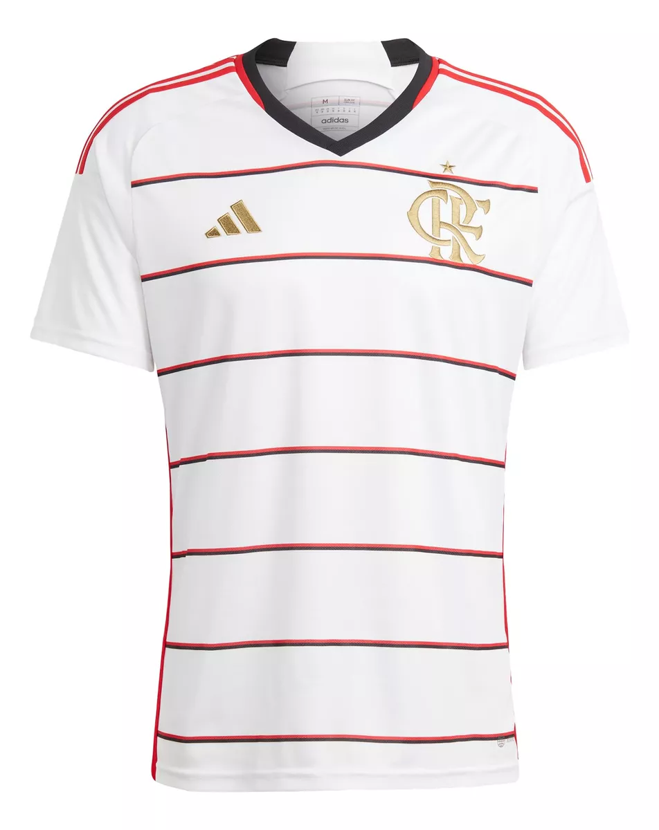 Camisa Flamengo Adidas II 23/24 s/n° Torcedor - Masculina