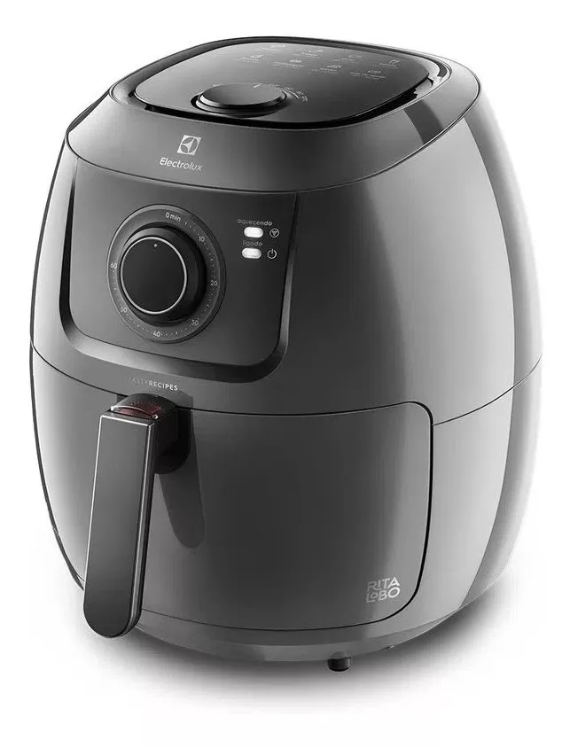 Fritadeira Elétrica Airfryer EAF50 Family 5L Electrolux 110V (Cinza-escuro)