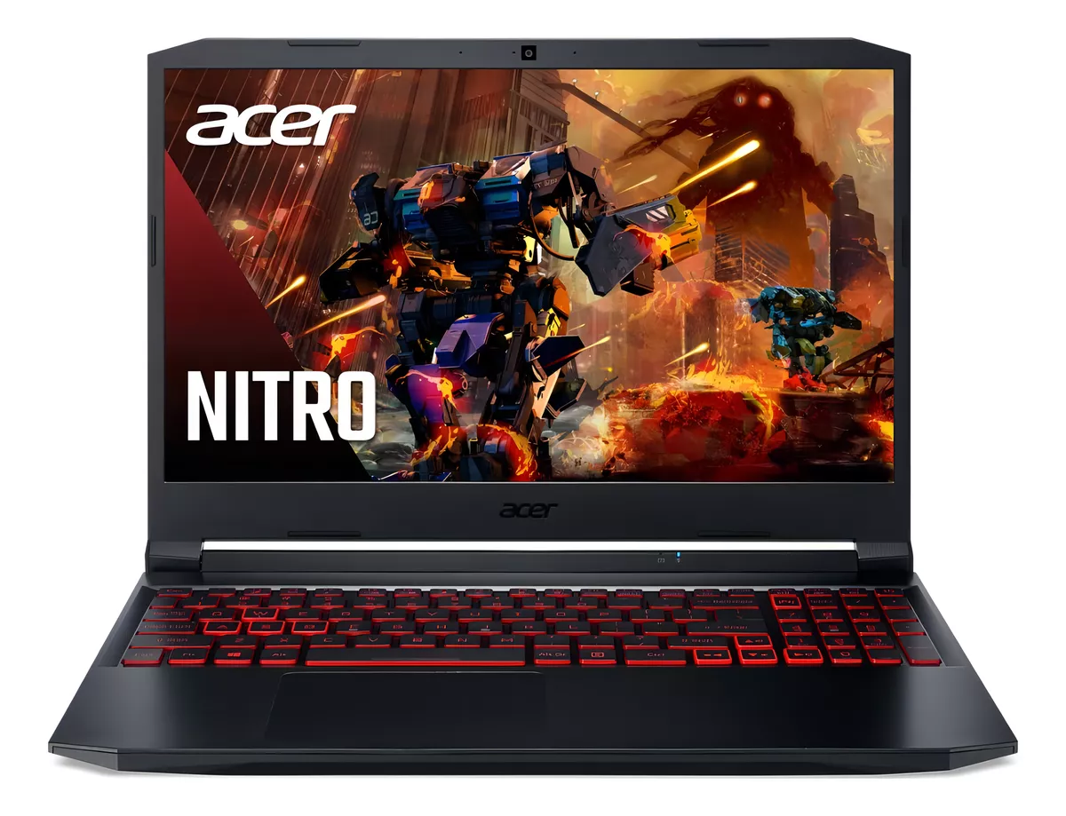 Notebook Gamer Acer Nitro 5 i7-11800H 8GB SSD 512GB Geforce GTX 1650 Tela 15.6" FHD Linux Gutta - AN515-57-75C3