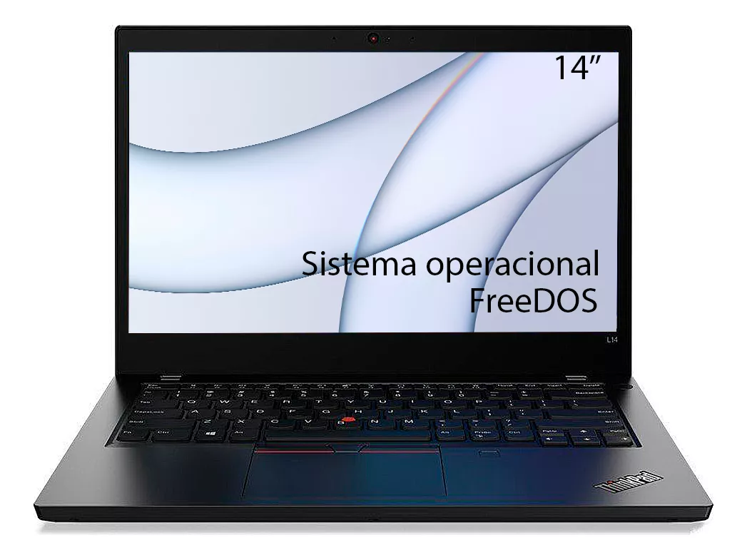 Notebook Lenovo ThinkPad L14 i5-1135G7 8GB SSD 256GB Intel UHD Graphics Tela 14'' FHD FreeDOS - 20X2006PBO