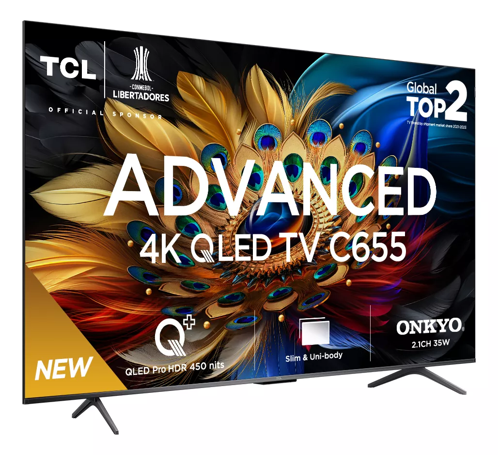 TCL Smart TV Advanced 4K QLED PRO 55C655 Google Tv Dolby Chumbo