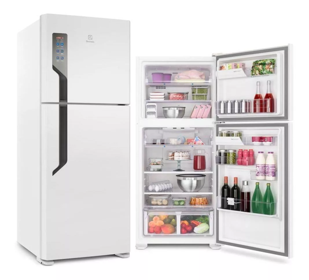 Geladeira Frost Free Electrolux Top Freezer TF55 Com Freezer 431L, 220V (Branco)