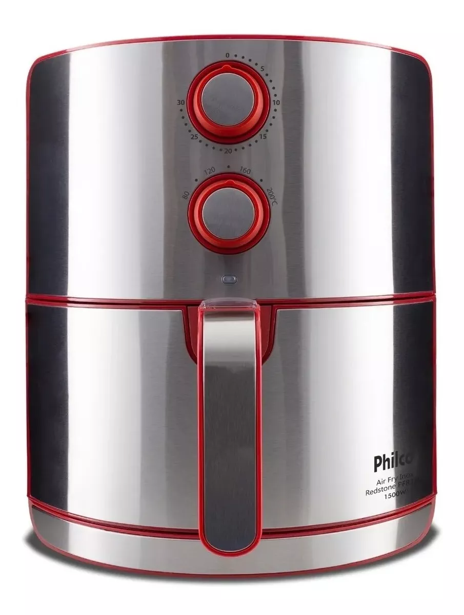 Fritadeira Air Fry Philco Inox Redstone 1500w 4,6l 127v