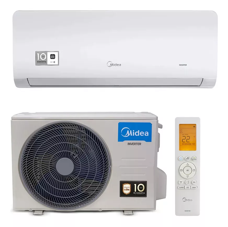 Ar condicionado split Hw Inverter Xtreme Save Connnect R-32 Springer Midea 18000 Btus frio 220V 42AGVCI18M5